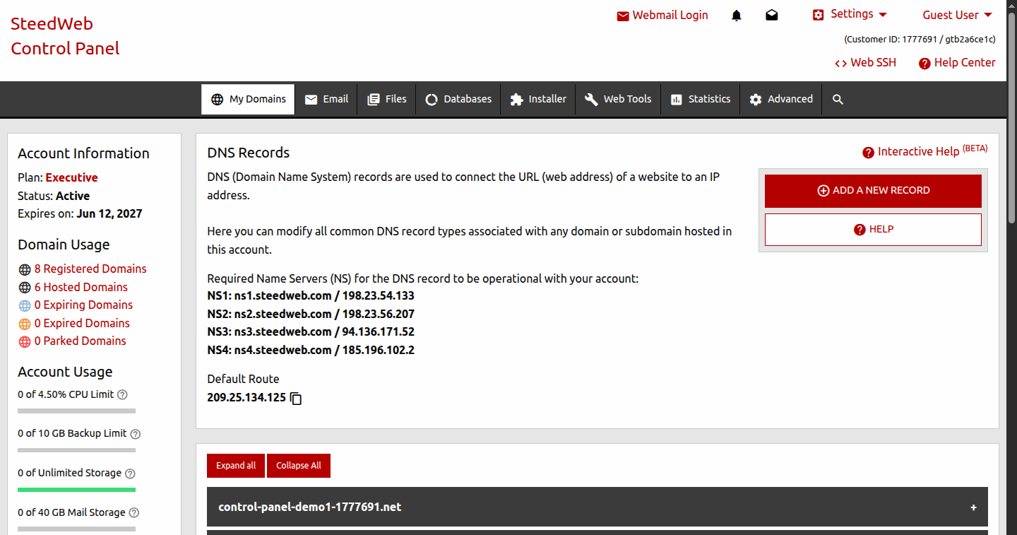Transfer domains from other registrars to SteedWeb